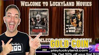 WINNER & A MOVIE SURPRISES Me on Gold Coins!  PlayLuckyLand.com