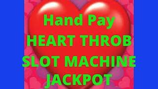 HUGE Hand Pay Casino Win! Help out the channel! Heart Throb Slot Machine