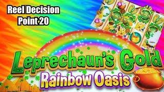 Leprechaun's Gold: Rainbow Oasis - Reel Decision Point 20 - 4 BONUS SYMBOLS !