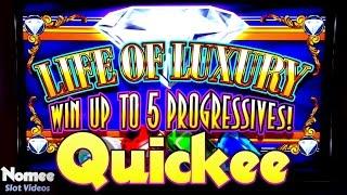Life of Luxury Progressive Slot Machine - Free Spins Bonus - Max Bet