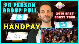 28 Person HIGH LIMIT $50/SPIN Group Slot Pull  Four Winds CasinoEAST COAST TOUR  BCSlots