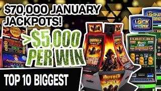 WATCH THIS: $70,000 from JANUARY JACKPOTS  EVERY Jackpot is AT LEAST $5K
