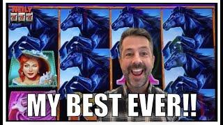 I just had my best win ever on ALL ABOARD slot machine!