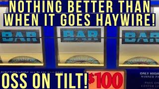 $100 Spins? Who does not love when the slot goes Haywire!!!