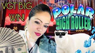 VGT SUNDAY FUN’DAY WITH ️$10 MAX BET POLAR HIGH ROLLER️ BIG WIN!