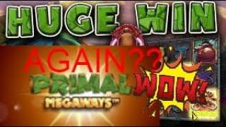 PRIMAL MEGAWAYS MEGA BIG WIN! THE MULTIPLIERS CONTINUE TO SHOW THEIR FACE!