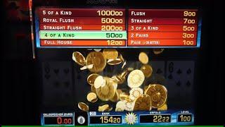 POKER CLASSIC Merkur Risikospiel am Geldspielautomat! Zocken um den POT auf 1€ Fach!