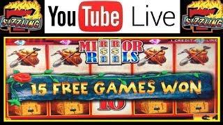 LIVE High Limit PLAY + EXTRA BONUS TRIGGERS! Sizzling Slot Jackpots Casino Machine Videos