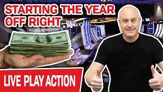 LIVE HIGH-LIMIT SLOTS at Cosmo!  Starting the Year Off Right… With BIG BOOMS?