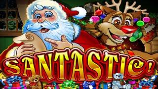Free Santastic slot machine by RTG gameplay  SlotsUp