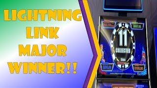 MAJOR WIN!! Lightning Link Slot Las Vegas