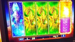 Dragon's Fire - max bet - live play & bonus - Slot Machine Bonus