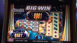 Zeus III Slot Machine Line Hit #1 Aria Casino Las Vegas