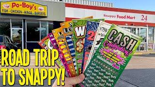 SNAPPY WINS!  $160/Tickets ROAD TRIP to Snappy Food Mart  Fixin To Scratch