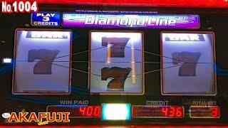 Make money with $0 Diamond Line Slot & Diamond & Devils Slot with Bonus Games 赤富士スロット ０円で儲ける