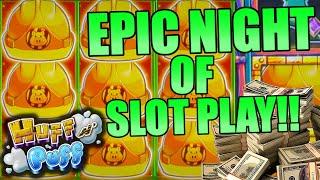 FUN TIMES IN THE CASINO!  Huff N Puff, Spin it Grand & More Favorite Slots!