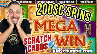 Scratch Cards + 200SC/SPIN!  AMAZING Mega Wins  PlayChumba.com