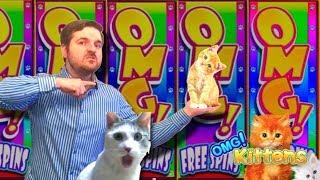 WATCH THIS VIDEO OR SDGUY WILL KILL A KITTEN  OMG Kittens  & OMG Kitten Safari Slot Machine