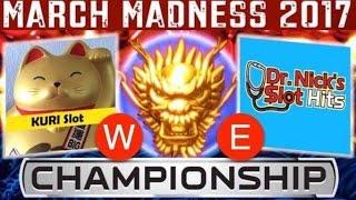 FINAL MARCH MADNESS 2017 - EAST / WEST 5 DRAGONS GOLD MAX BET SLOT PLAY /KURI (WEST) vs NICK (EAST)