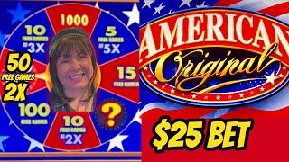 50 X 2 FREE GAMES BONUS-$25 BET!