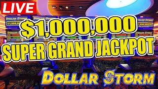 $1,006,372 Super Grand Jackpot  Brand New High Limit Dollar Storm Challenge! (Part 2)