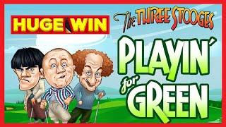Shocking Spin → HUGE WIN! The Three Stooges Slot - ALL FEATURES!