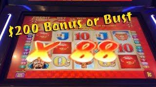 $200 Bonus or Bust on Slots