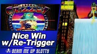 Grizzly Slot Bonus - Nice Win, with Re-Trigger