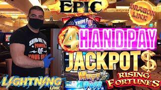 Huge High Limit Slot Play & 4 HANDPAY JACKPOTS | Epic Come Back Ever - Lightning Link MEGA JACKPOT