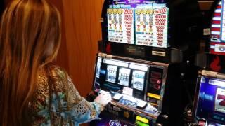 JEN HIGH ROLLING at the CASINO with $10 BET - She didn’t know she WON!!! Watch as it HAPPENS!!!