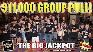 $11,000 GROUP PULL  2nd Night with the  BOMB SQUAD  in VEGAS  | The Big Jackpot