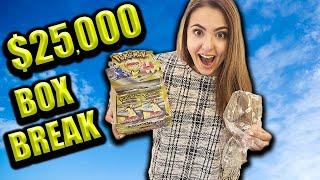 Opening a $25,000 Neo Genesis Pokemon Box at Home!
