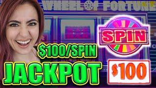 $100 SPINS on Wheel of Fortune Lands an AWESOME JACKPOT!