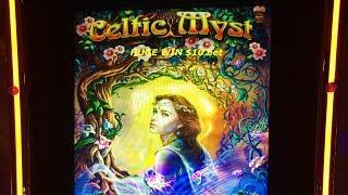 DANG NICE WIN! Celtic Myst $10 Bet High Limit Ballys slot machine free spins bonus