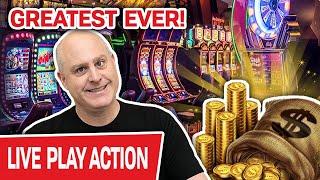 The Greatest Slot Player EVER Is LIVE RIGHT NOW  Watch Him win, Win, WIN!