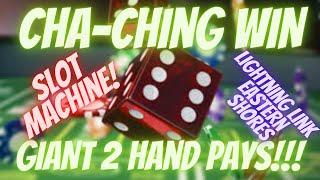 2 Giant Hand Pays on Slot Machines Lightning Link and Eastern Shores!