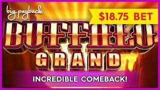 HIGH LIMIT Buffalo Grand Slot - UP TO $18.75 BETS!