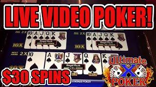 ️ ️ Live  High Limit Video Poker ️ ️ Ultimate X Double Double Bonus!