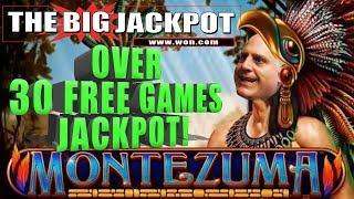 OVER 30 FREE GAMES! MONTEZUMA JACKPOT!  | The Big Jackpot