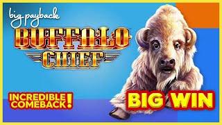 INSANE COMEBACK! Buffalo Chief Slot - HUGE WIN SESSION!