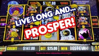 Live Long and PROSPER! My BIGGEST Jackpot Ever on Moon Race!