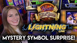 Nice Mystery Symbol Surprise! Big Bonus Win! Lightning Link Wild Chuco Slot Machine!!