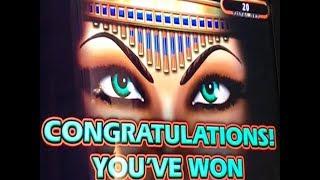 *HIGH LIMIT SLOT PLAY* WIFE DESTROYING THOSE CLEO'S SLOTS!  SHE'S MAKING MONEY!