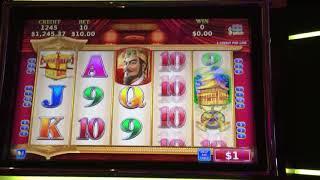 Konami live play $100 wheel of fortune 12k jackpot