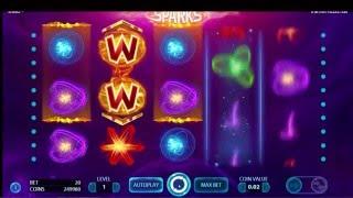NETENT Sparks Slot REVIEW Featuring Big Wins With FREE Coins