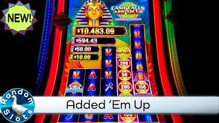 New️Cash Falls Add 'Em Up Lotus of Egypt Slot Machine