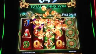 Fu Dao Le Slot machine BIG BIG WIN (3 Bonus Features) $1.68 Bet at Las Vegas