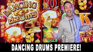 LIVE  HIGH LIMIT Dancing Drums!  Chasing $300K GRAND