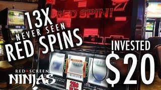 VGT SLOTS - NEVER SEEN 13X RED SPINS ON A $10 BET - Choctaw Casino Durant