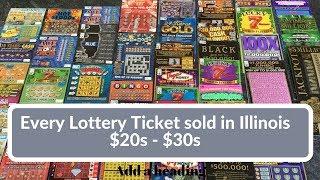 MUST WATCH | BIG WIN - Scratching Every Lottery Ticket Sold in Illinois